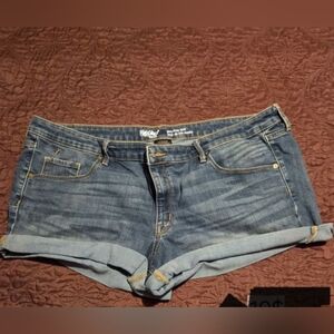 Mossimo Denim Shorts Plus Size 18